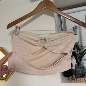 SHEIN Light Beige Tube Top